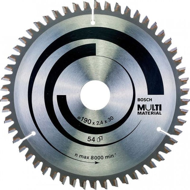 Пильный диск Bosch Multi Material 190 мм 54 зуба (2608640509)