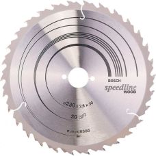 Пильний диск Bosch Speedline Wood 230×2,6×30 мм, 30 FZ/WZ (2608640805)