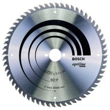 Пильний диск Bosch Optiline Wood 250×3,2×30 мм, 60 ATB (2608640729) Пильний диск Bosch Optiline Wood 250×3,2×30 мм, 60 ATB (2608640729)