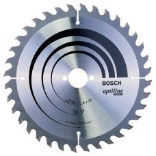 Пильний диск по дереву Bosch Optiline Wood 230 мм 36 зубів (2608640628)