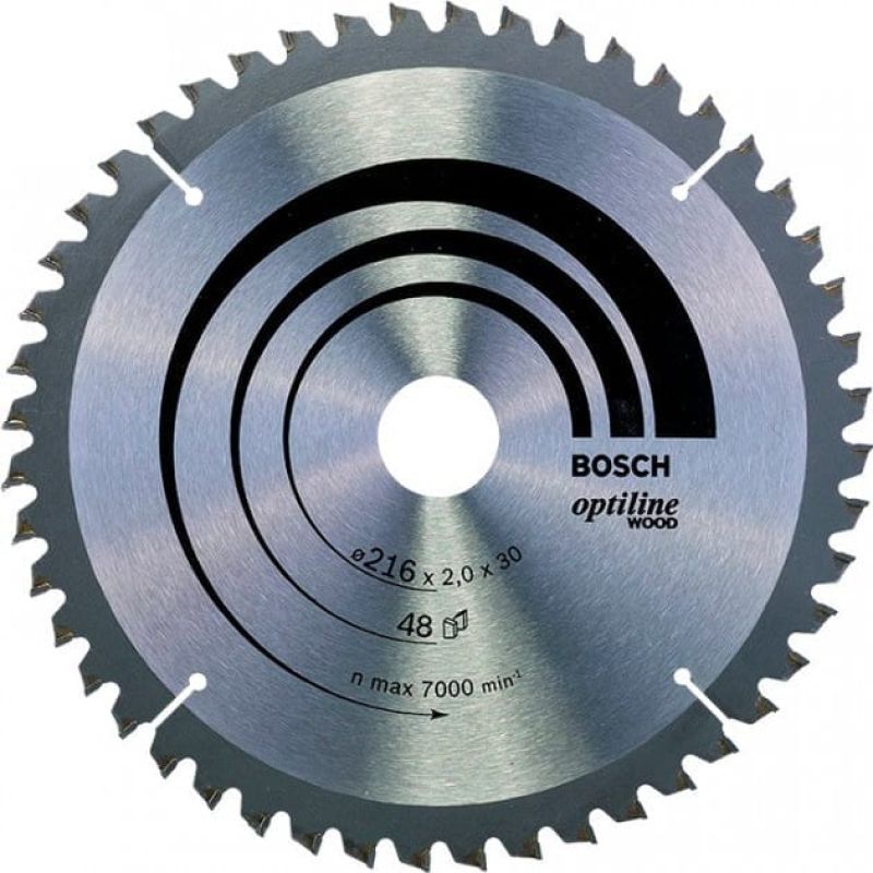 Пильный диск Bosch Optiline Wood 216×30 мм 48 зубов (2608640432)