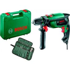 Дрель ударная Bosch UniversalImpact 700 + чемодан + набор из 39 насадок (060313100A)