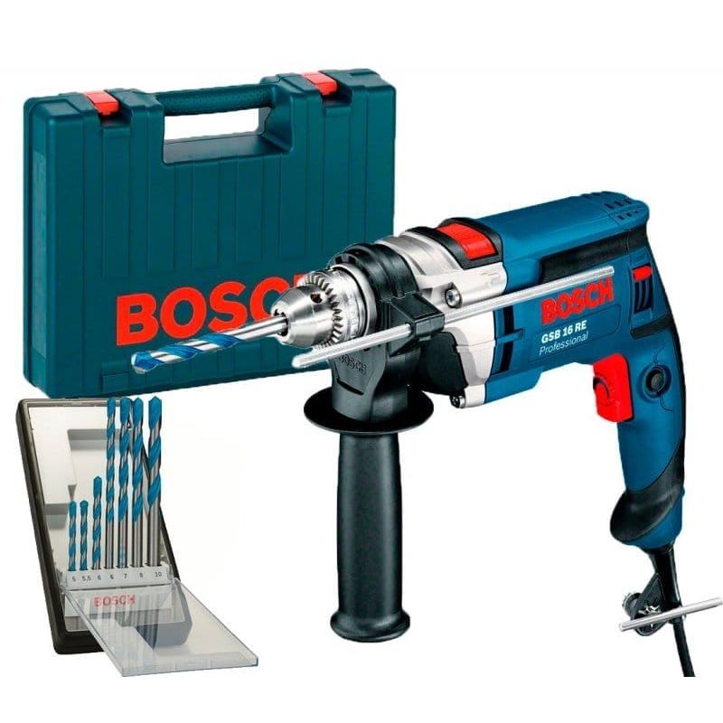 Дрель ударный Bosch GSB 16 RE (0615990L2N)