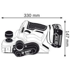 Аккумуляторный рубанок Bosch Professional GHO 18 V-LI (06015A0300)
