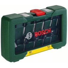 Фрези дерев'яні набори, Bosch 12 шт Фрези дерев'яні набори, Bosch 12 шт