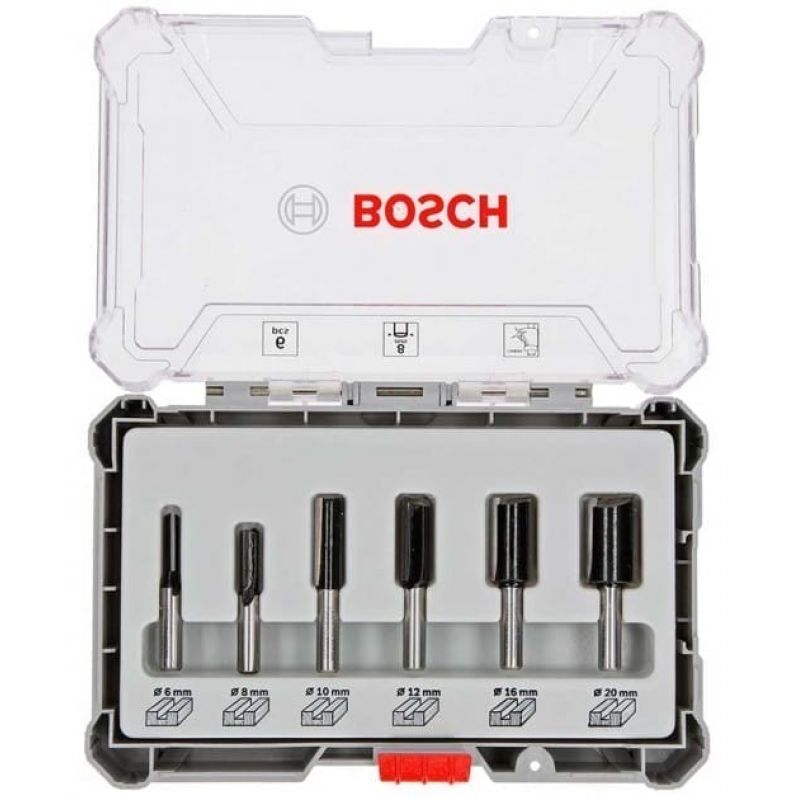 Набор пазовых фрез Bosch 8мм, 6шт (2607017466)
