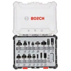 Набор пазовых фрез Bosch 8мм, 15 шт (2607017472)