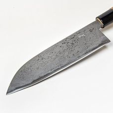 Ніж кухонний Santoku Damascus 180 мм лезо, Aogami #2, HONMAMON (4573200701597)