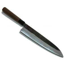 Нож кухонный Gyuto (ШЕФ) 240 мм лезвие, HRC61, Aogami #2, HONMAMON (4573200700606)