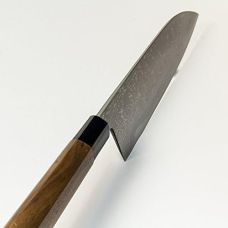 Нож кухонный Gyuto (ШЕФ) Damascus 240 мм лезвие, Aogami #2, HONMAMON (4573200701610)
