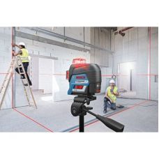 Лінійний лазерний нівелір Bosch GLL 3-80 C + тримач BM 1 + приймач LR 7 + зарядка + L-Boxx (0601063R05)