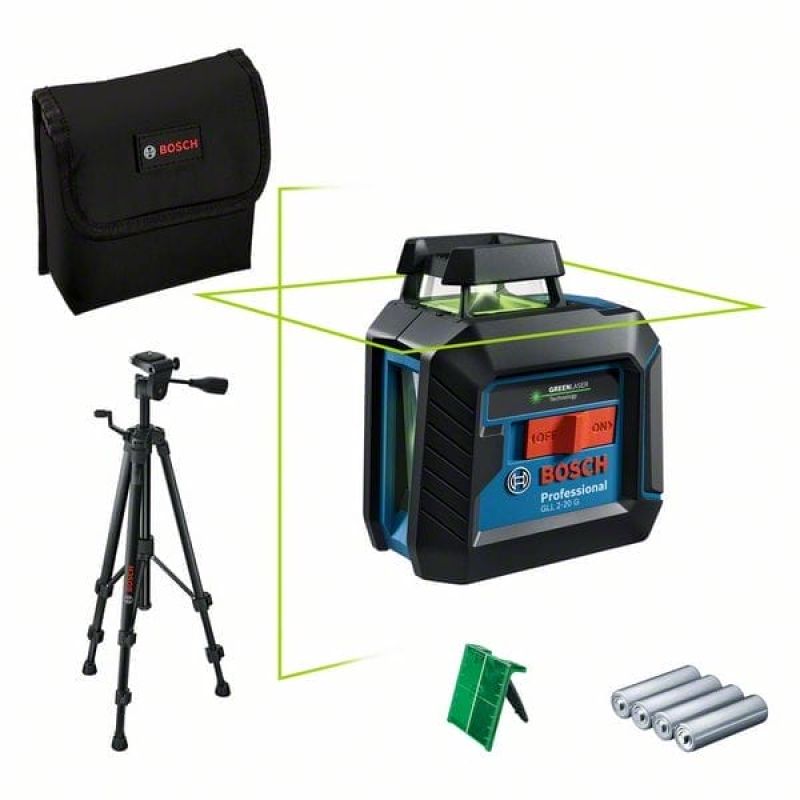 Лазерный нивелир Bosch GLL 2-20 G со штативом (0601065001)