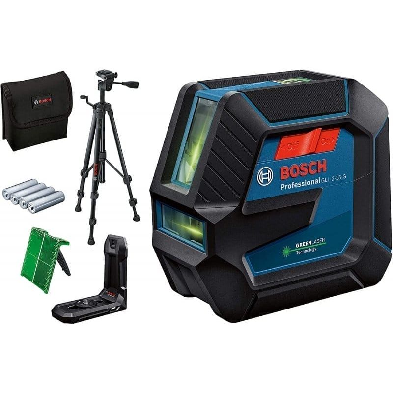 Лазерный нивелир Bosch GLL 2-15 G со штативом BT 150 (0601063W01)
