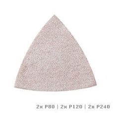 Шлифовальный лист DREMEL® Multi-Max™ для удаления краски (P80, P120 и P240) (MM70P) Шлифовальный лист DREMEL® Multi-Max™ для удаления краски (P80, P120 и P240) (MM70P)
