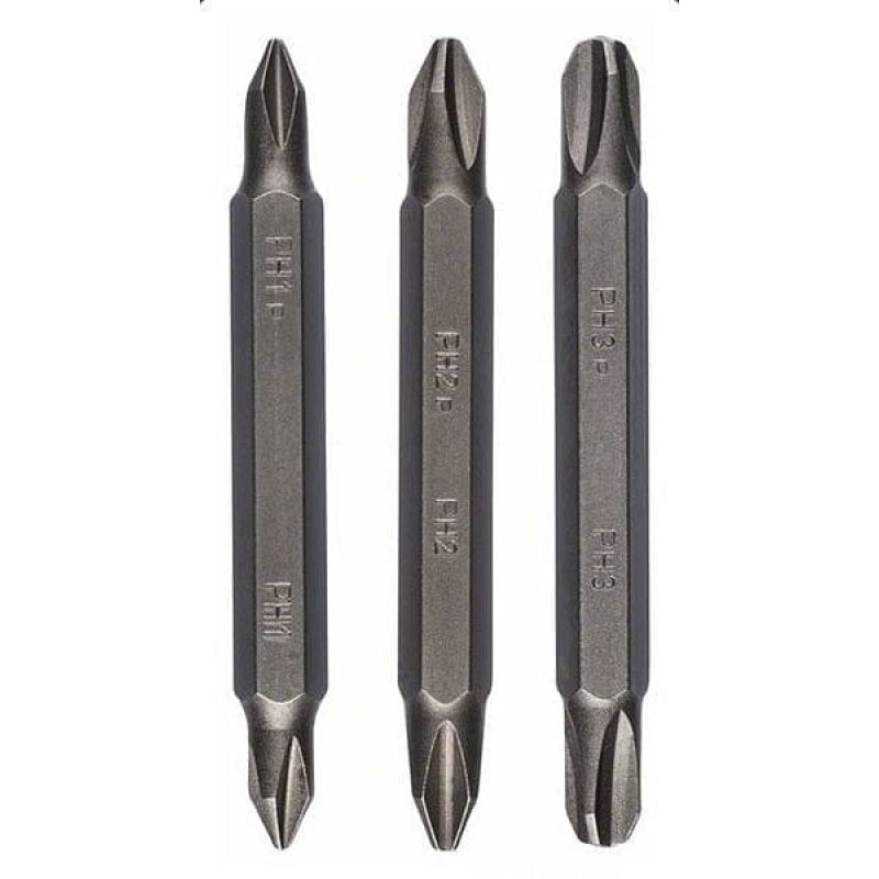 Набір двосторонніх біт Bosch PH/PH, 60 мм, 3 шт (2609255961)