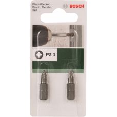 Набор бит Bosch Standard PZ1 25 мм 2 шт (2609255922)
