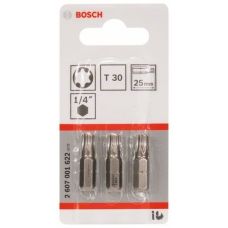 Бита Bosch (2607001622) Torx T30 XH, 25 мм, 3 шт.