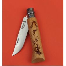 Нож Opinel №8 Engraved Hiking Sandvik 12C27 (002186)
