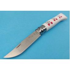 Нож Opinel №8 Tour de France - white Sandvik 12C27 (001912)