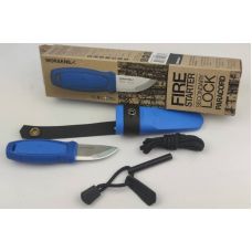 Нож Morakniv Eldris 1.0 Colour Blue (12631) + огниво, паракорд и застежка