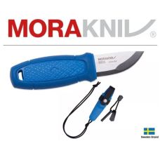 Нож Morakniv Eldris 1.0 Colour Blue (12631) + огниво, паракорд и застежка
