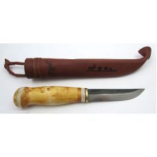 Нож LAPPI Puukko 95, 80CrV2, рукоятка - карельская береза (14171)