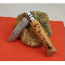 Нож Opinel №8 Engraved Hiking Sandvik 12C27 (002186)