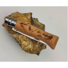 Нож Opinel №8 Engraved Hiking Sandvik 12C27 (002186)