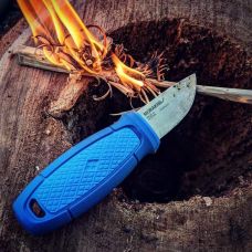 Нож Morakniv Eldris 1.0 Colour Blue (12631) + огниво, паракорд и застежка