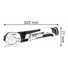 Аккумуляторные универсальные ножницы Bosch GUS 12V-300 Solo (06019B2901)
