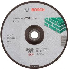 Круг отрезной Bosch Standard for Stone выпуклый 230×3 мм (2608603176) Круг отрезной Bosch Standard for Stone выпуклый 230×3 мм (2608603176)