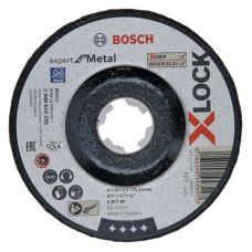 Обдирочный диск по металлу Bosch X-LOCK 125x6x22.2 мм вогнутый (2608619259)