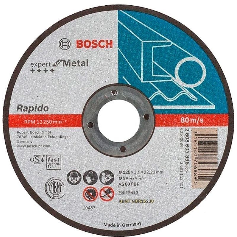 Круг отрезной Bosch Expert for Metal Rapido 125 х 1,0 мм (2608603396)