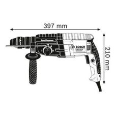 Перфоратор Bosch GBH 240 F + сменный патрон + набор 3 сверл + чемодан (061127300D)