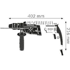 Перфоратор Bosch GBH 2-28 F Professional (0611267600) + набор сверел Bosch 6,8,10 мм