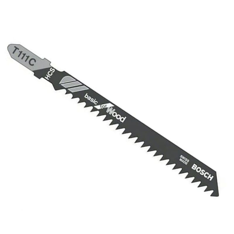 Холст для лобзика Bosch (2608630033) T111 C 100 мм, HCS 5 шт
