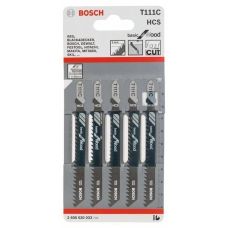 Полотно для лобзика Bosch (2608630033) T111 C 100 мм, HCS 5 шт