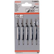 Полотно для лобзика Bosch (2608630310) T119 д.е., HCS 5 шт