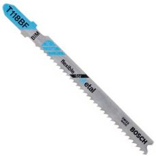 Пилка Bosch по металу T 118 BF, 1,9-2,3×92 мм, 100 шт (2608634586)