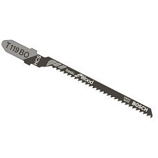 Пилка для лобзика BOSCH T119 ВО, HCS, 2 шт (2609256717)