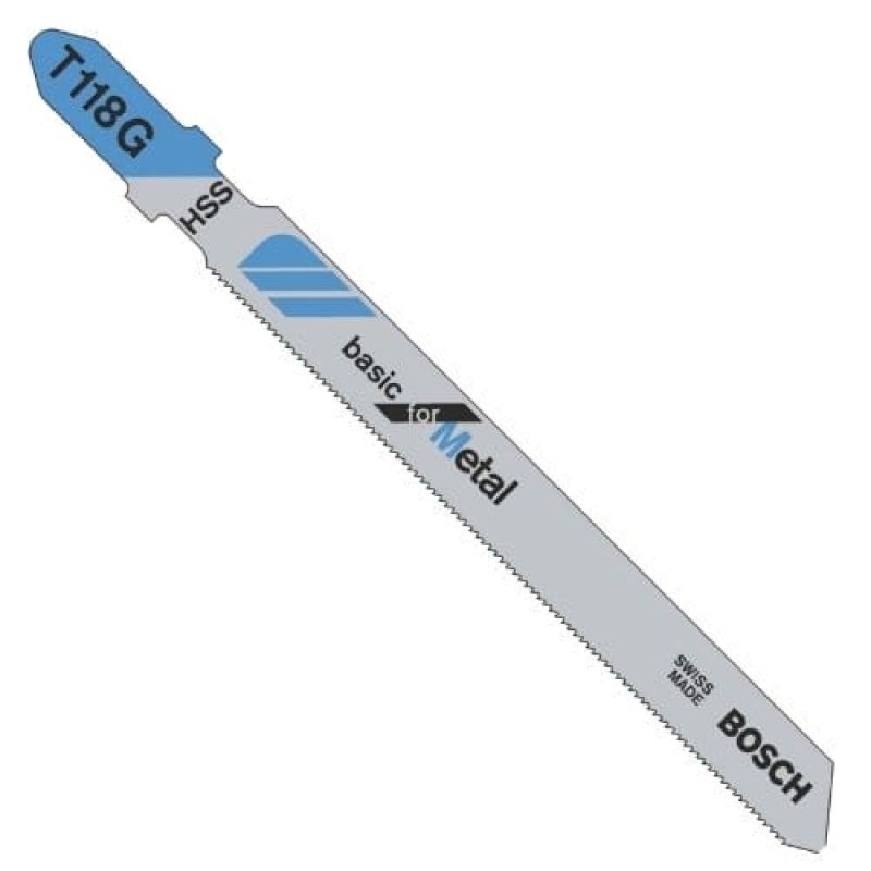 Холст для лобзика Bosch (2608631012) T118 G 100 мм, HSS 5 шт