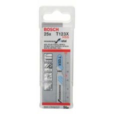 Холст для лобзика Bosch (2608638474) T 123 X, HSS 25 шт
