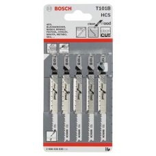 Полотно для лобзика Bosch (2608630030) T 101 B, HCS 5 шт