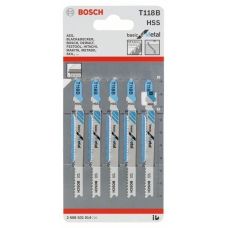 Холст для лобзика Bosch (2608631014) T118 В, HSS 5 шт