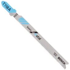 Пилка Bosch по металу T 118 A, 1,1-1,5×92 мм, 25 шт (2608638470)