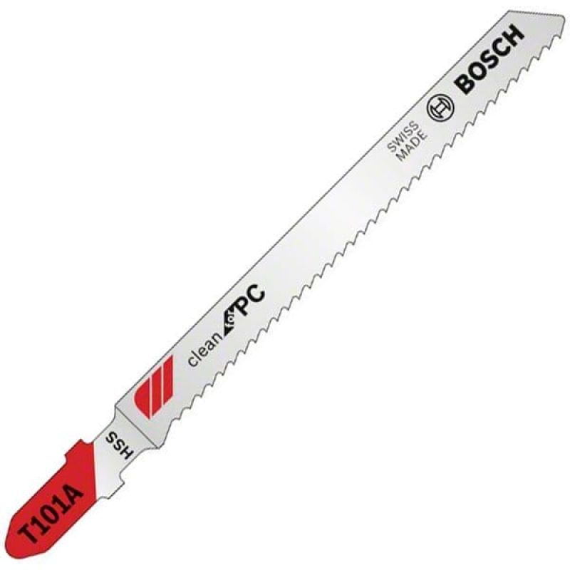 Пилка Bosch по пластику T 101 A, 2×100 мм, 3 шт (2608631670)