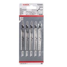 Холст для лобзика Bosch (2608633528) T234 X, HCS 5 шт