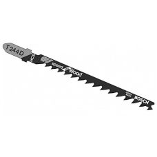 Пилки для лобзика  Bosch T 244 D, 4-5,2×100 мм, HSC 2 шт (2609256719)