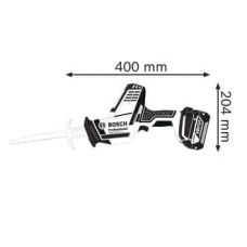 Акумуляторна шабельна ножівка Bosch Professional GSA 18 V-LI C (06016A5001)