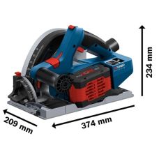 Аккумуляторная погружная пилка Bosch GKT 18V-52 GC Professional в L-Boxx 238 с пильным диском Expert for Wood 140 мм (06016B4000)